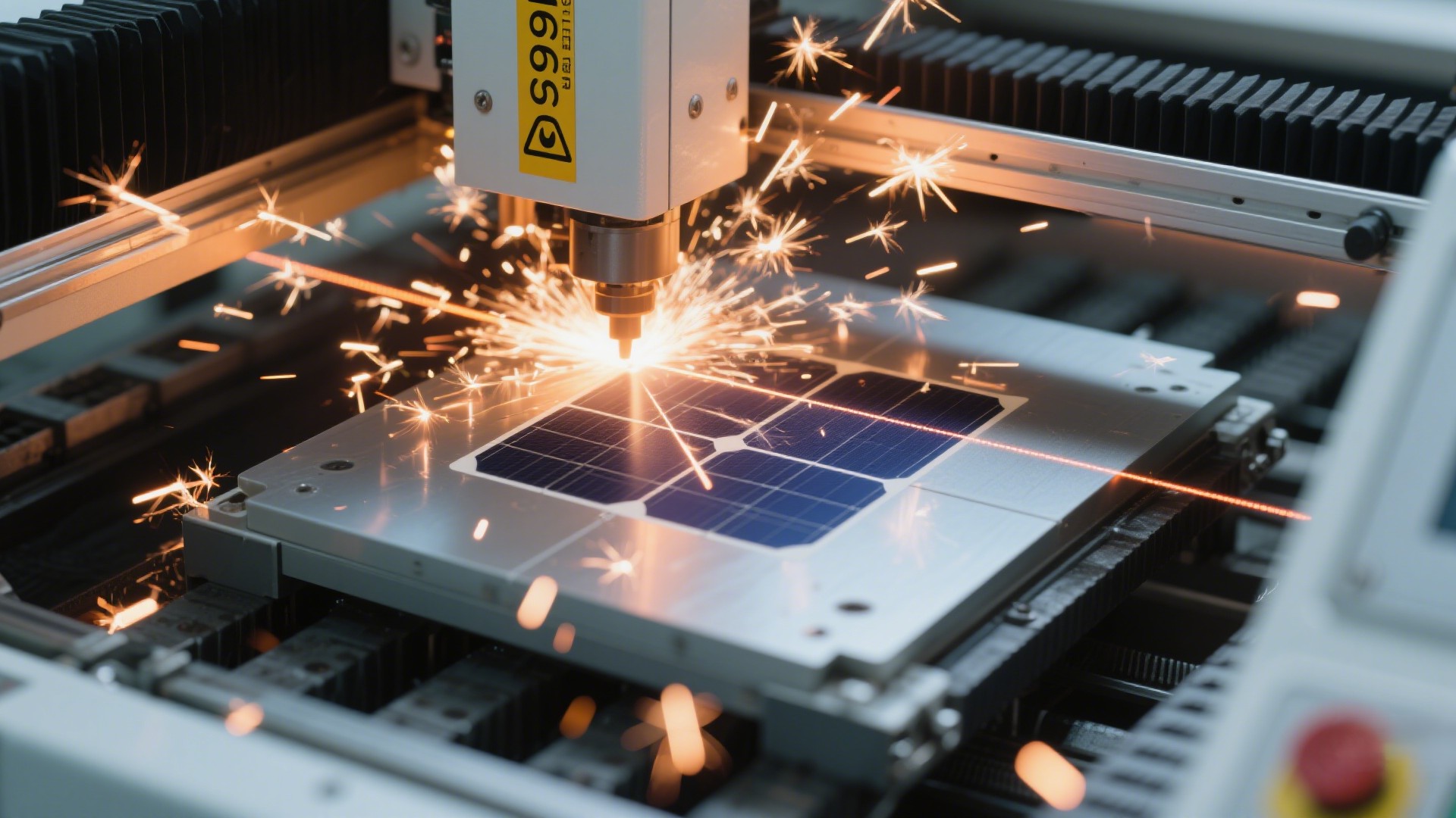 photovoltaic cells laser cutting